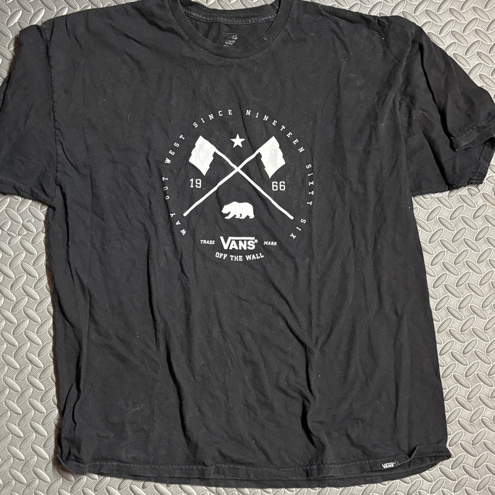 Vans Men's Black Graphic Tee